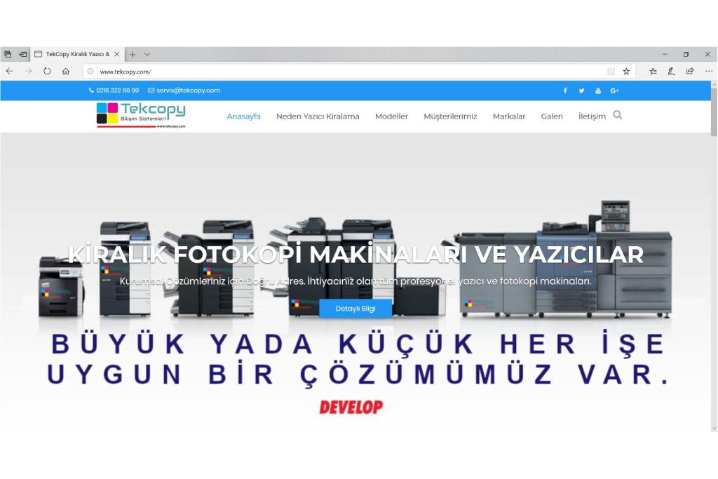 Tek Copy Kiralama